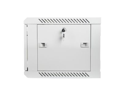 Комуникационен шкаф Lanberg rack cabinet 19" wall-mount 6U / 600x450 for self-assembly (flat pack), grey