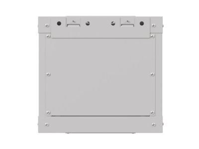 Комуникационен шкаф Lanberg rack cabinet 10" wall-mount 4U/300x300 (flat pack) with glass door grey
