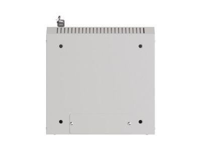 Комуникационен шкаф Lanberg rack cabinet 10" wall-mount 4U/300x300 (flat pack) with glass door grey