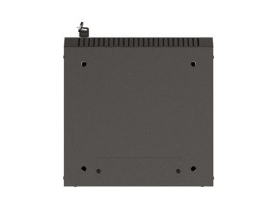 Комуникационен шкаф Lanberg rack cabinet 10" wall-mount 9U/300x300 (flat pack) with glass door black