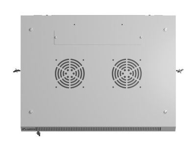 Комуникационен шкаф Lanberg rack cabinet 19" wall-mount 9U/600x450 with perforated door grey (flat pack)