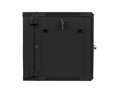 Комуникационен шкаф Lanberg rack cabinet 19" double-section wall-mount 12U / 600x600 for self-assembly (flat pack), black