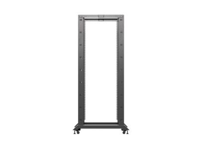 Комуникационен шкаф Lanberg open rack 19" 42U 600x1000 black