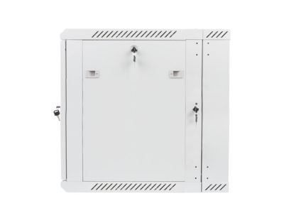 Комуникационен шкаф Lanberg rack cabinet 19" double-section wall-mount 12U / 600x600 for self-assembly (flat pack), grey