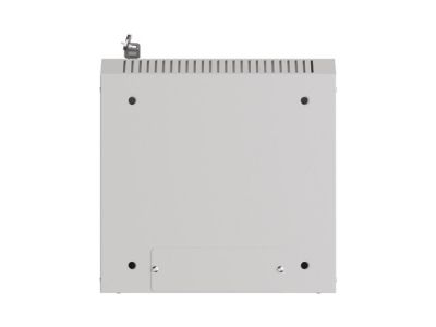 Комуникационен шкаф Lanberg rack cabinet 10" wall-mount 6U/300x300 (flat pack) with glass door grey