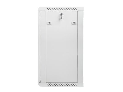 Комуникационен шкаф Lanberg rack cabinet 19" wall-mount 18U / 600x450 for self-assembly (flat pack), grey
