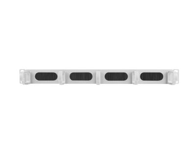 Аксесоар Lanberg 19" cable management AK-1203-S brush panel 5 rings- type b 1U, grey