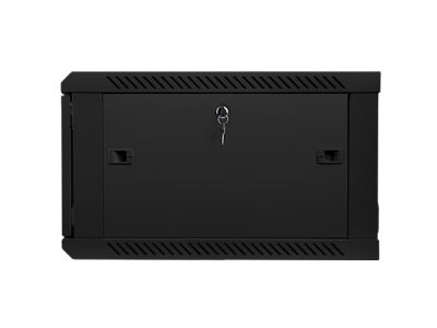 Комуникационен шкаф Lanberg rack cabinet 19" wall-mount 6U / 600x600 for self-assembly (flat pack), black