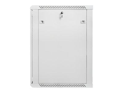 Комуникационен шкаф Lanberg rack cabinet 19" wall-mount 18U / 600x600 for self-assembly (flat pack), grey