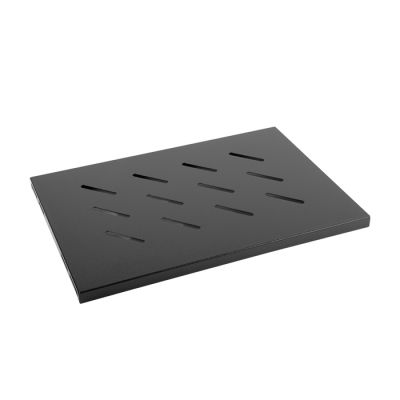 Аксесоар Lanberg 19" fixed shelf 1U / 496x280mm, max load capacity up to 120 kg, black