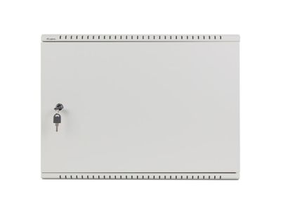 Комуникационен шкаф Lanberg rack cabinet 19" wall-mount 4U+3u/540x200 low-profile grey (assembled)