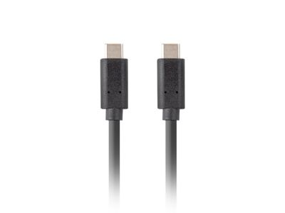 Кабел Lanberg USB-C M/M 3.1 GEN 2 CABLE 1.8M 10GB/S PD100W Black
