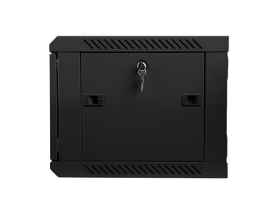 Комуникационен шкаф Lanberg rack cabinet 19" wall-mount 6U / 600x450 for self-assembly (flat pack), black