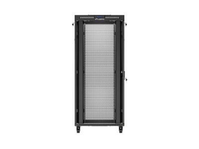 Комуникационен шкаф Lanberg rack cabinet 19" free-standing 37U/600X800 (FLAT PACK) with mesh door LCD black