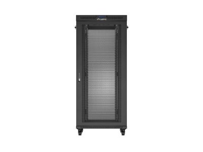 Комуникационен шкаф Lanberg rack cabinet 19" free-standing 37U/600X800 (FLAT PACK) with mesh door LCD black