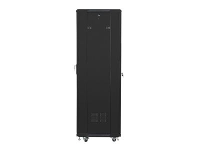 Комуникационен шкаф Lanberg rack cabinet 19" free-standing 37U / 600x600 self-assembly flat pack, black
