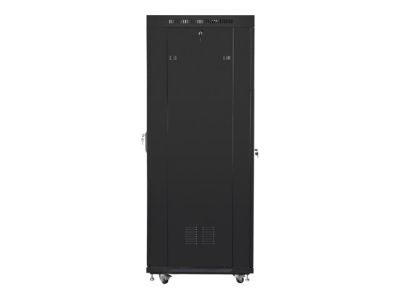 Комуникационен шкаф Lanberg rack cabinet 19" free-standing 37U / 600x800 self-assembly flat pack with mesh door LCD, black