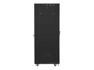 Комуникационен шкаф Lanberg rack cabinet 19" free-standing 37U / 600x800 self-assembly flat pack with mesh door LCD, black