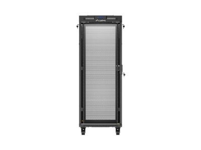 Комуникационен шкаф Lanberg rack cabinet 19" free-standing 32U/600X1000 (FLAT PACK) with mesh door LCD black