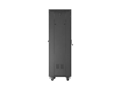 Комуникационен шкаф Lanberg rack cabinet 19" free-standing 37U/600X600 (FLAT PACK) with mesh door LCD black