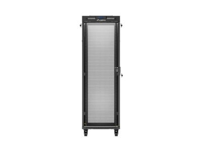 Комуникационен шкаф Lanberg rack cabinet 19" free-standing 37U/600X600 (FLAT PACK) with mesh door LCD black