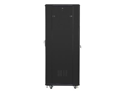 Комуникационен шкаф Lanberg rack cabinet 19" free-standing 37U / 600x800 self-assembly flat pack, black