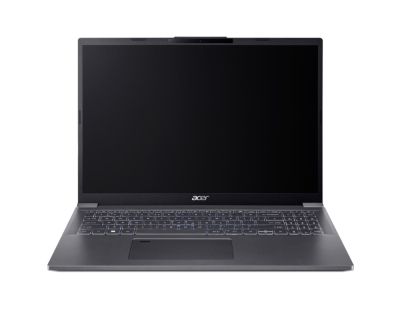 Лаптоп Acer Aspire 16, A16-71M-70ER,Intel Core Ultra 7 155H (up to 4.80GHz, 24MB), 16" WUXGA+ (2048x1280) OLED Adobe&DCI-P3 100%, 400nit, 1*16GB DDR5X 4600MHz, 512GB PCIe NVMe SSD, Intel UMA, FHD Cam, WiFi 6E, BT 6E, Backlit Kbd, No OS, Steel Gray