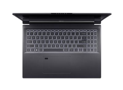 Лаптоп Acer Aspire 16, A16-71M-70ER,Intel Core Ultra 7 155H (up to 4.80GHz, 24MB), 16" WUXGA+ (2048x1280) OLED Adobe&DCI-P3 100%, 400nit, 1*16GB DDR5X 4600MHz, 512GB PCIe NVMe SSD, Intel UMA, FHD Cam, WiFi 6E, BT 6E, Backlit Kbd, No OS, Steel Gray