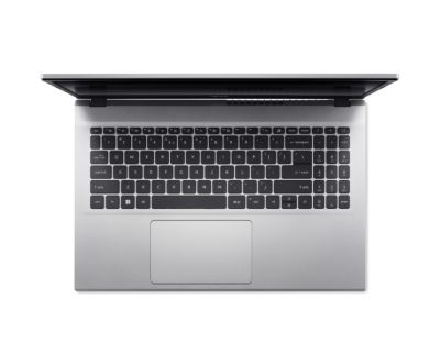 Лаптоп Acer Aspire Go 15, AG15-42P-R493, AMD Ryzen 7 5825U,(up to 4.30GHz, 16MB), 15.6" FHD (1920x1080) IPS SlimBezel LCD, 1*16GB DDR4 3200MHz (1 slot free), 512GB PCIe NVMe SSD, AMD Radeon, HD Cam, WiFi 6E, BT 6E, Kbd, No OS, Pure Silver