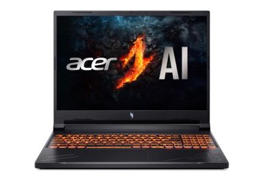 Лаптоп Acer Nitro 16, ANV16-41-R3NF, AMD Ryzen 5 8645HS, (4.30GHz up to 5.00GHz,16MB),16" WQXGA (1920x1600) IPS 165Hz, 1*16GB DDR5 (1 slot free), 512 GB PCIe NVMe SSD, GeForce RTX 3050 6GB GDDR6, Wifi 802.11AX, BT 5.3, No Os, Black