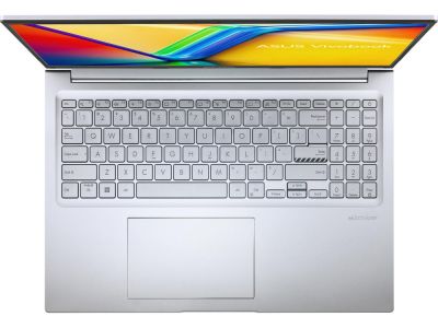 Лаптоп Asus Vivobook M1605YA-MB701, AMD Ryzen R7-7730U, 16.0 WUXGA(WU) 1920X1200 16:10 300nits Anti-Glare, 16GB LPDDR4 (8 GB on BD),1TB SSD G3,Backlit Chiclet Keyboard with num key ,  NO OS, Cool Silver