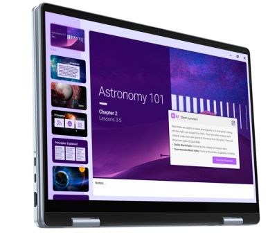 Лаптоп Dell 14 Plus 2-in-1 DB04250, Intel Ultra 7 256V (47 TOPS NPU, 8 cores, up to 4.8 GHz), 14