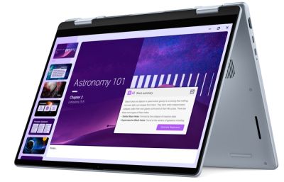 Лаптоп Dell 14 Plus 2-in-1 DB04250, Intel Ultra 7 256V (47 TOPS NPU, 8 cores, up to 4.8 GHz), 14
