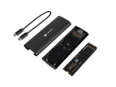 Кутия за твърд диск Natec External SSD Enclosure Rhino M.2 NVME Lite USB-C 3.1 GEN 2 Aluminium