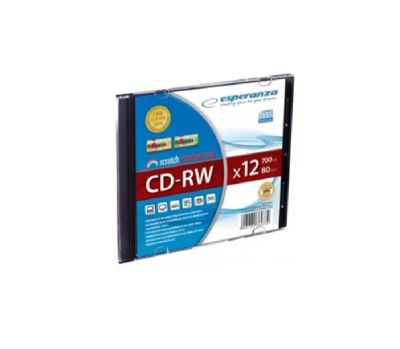 CD-RW Esperanza 12x 700 MB Тънка кутия