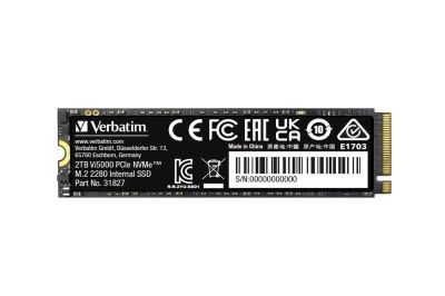 Твърд диск Verbatim Vi5000 Internal PCIe NVMe M.2 SSD 2TB