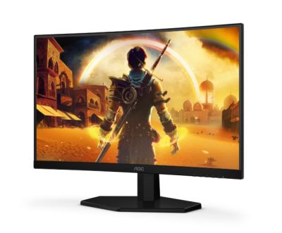 Монитор AOC C24G42E, 23.6" VA Curved 1500R, WLED, 1020x1080@180Hz, 4ms GtG, 0.5ms MPRT, 250cd m/2, 3000:1, 80M:1 DCR, Adaptive Sync, FlickerFree, Low Blue Light, 2Wx2, Tilt, 2xHDMI, DP