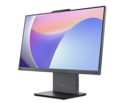 Настолен компютър - всичко в едно Lenovo ThinkCentre neo 50a 24 G5 AIO Intel Core i7-13620H (up to 4.9GHz, 24MB), 16GB DDR5 5200MHz, 512GB SSD, 23.8" FHD (1920x1080) IPS AG, Intel UHD Graphics, WLAN, BT, 5 MP Cam, KB, Mouse, Luna Grey, Monitor Stand, DOS,