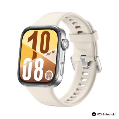 Часовник Huawei Watch Fit 4, Seiya-B19F, White + Huawei FreeBuds SE 2