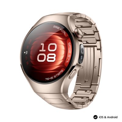 Часовник Huawei Watch 5, Soc-L29M, Dawnlight + Huawei FreeBuds 6i White