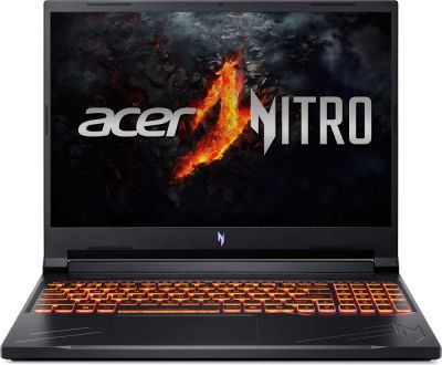 Лаптоп Acer Nitro 16, ANV16-71-76BW, Intel Core i7-14650HX (up to 5.2GHz, 30MB), 16" FHD IPS up to 165Hz SlimBezel, 16GB DDR5 (1 slot free), 512GB PCIe NVMe SSD, GeForce RTX 4050 6GB GDDR6, Wi-Fi 6 AX201+BT5.1, Killer E2650, HD Cam, KB Backlight, No OS, B