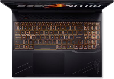 Лаптоп Acer Nitro 16, ANV16-71-76BW, Intel Core i7-14650HX (up to 5.2GHz, 30MB), 16" FHD IPS up to 165Hz SlimBezel, 16GB DDR5 (1 slot free), 512GB PCIe NVMe SSD, GeForce RTX 4050 6GB GDDR6, Wi-Fi 6 AX201+BT5.1, Killer E2650, HD Cam, KB Backlight, No OS, B