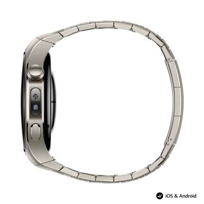 Часовник Huawei Watch 5, Rates-L29M, Space Siliver + Huawei FreeBuds 6i White