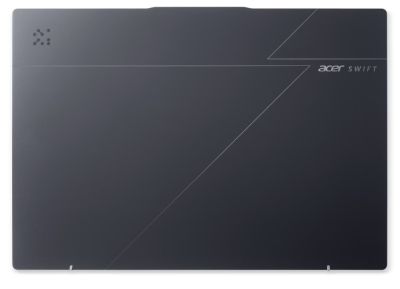 Лаптоп Acer Swift GO 16, SFG16-61-R418, AMD Ryzen 7 350 with AI (Up to 5.0GHz, 16MB), 16” WUXGA+ OLED 120Hz, Adobe&DCI-P3 100%, 1*32GB DDR5, 1024GB PCIe NVMe SSD, AMD Radeon 860M, QHD IR cam, WIFI7+BT, Win 11 Home,Titanium Gray