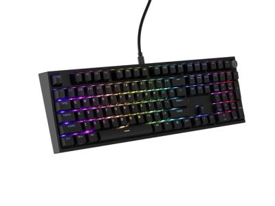 Клавиатура Genesis Mechanical Gaming Keyboard Thor 404 Black RGB Backlight Outemu Peach Silent, US Layout