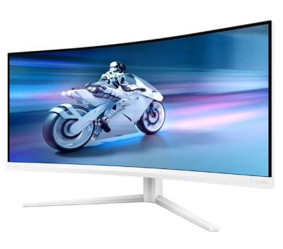 Монитор Philips 34M2C5501A, 34" Curved 1500R VA WLED, 3440x1440@180Hz, 1ms GtG, 0.3ms MPRT, 350cd m/2, 3000:1, Mega Infinity DCR, Adaptive Sync, FlickerFree, 5Wx2, Tilt, Height Adjust, Swivel, 2xHDMI, DP, USB hub