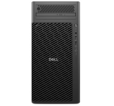 Работна станция Dell Pro Max Tower T2 FCT2250, Intel Core Ultra 7 265 (30 MB cache, 20 cores,  1.8 GHz to 5.3GHz), 16GB: 1 x 16 GB, DDR5, 5600 MT/s, 512GB SSD PCIe M.2, Integrated Graphics, Bulgarian Keyboard&Mouse, 1500W, Win 11Pro, 3Y PS