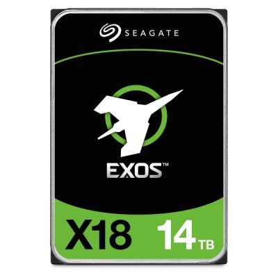 Твърд диск Seagate Exos X18 14TB ( 3.5", 256MB, 7200 RPM, SATA 6Gb/s )