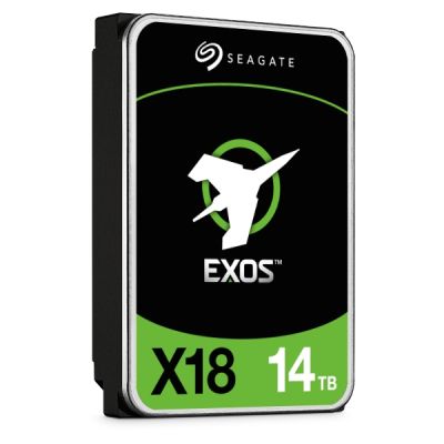 Твърд диск Seagate Exos X18 14TB ( 3.5", 256MB, 7200 RPM, SATA 6Gb/s )