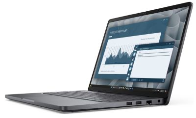 Лаптоп Dell Pro 14 PC14255, AMD Ryzen 5 220 (22 MB cache, 6 cores, up to 4.9 GHz), 14" FHD+(1920x1200) IPS, 300nits AG, 8 GB: 1 x 8 GB, DDR5, 5600 MT/s, 512 GB SSD, AMD Radeon 740M graphics, FHD HDR IR Cam and Mic, Wi-Fi 6E, FPR, Backlit Kb, Win11 Pro, Ma